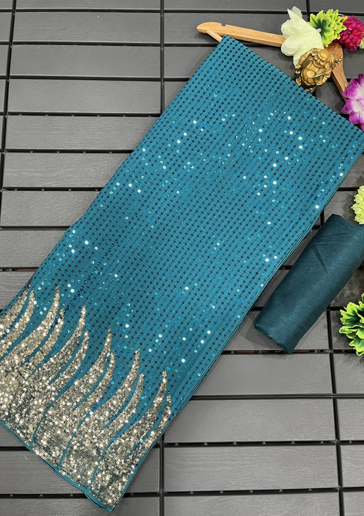 Fire Fly Brightest Idea -Sequin Saree