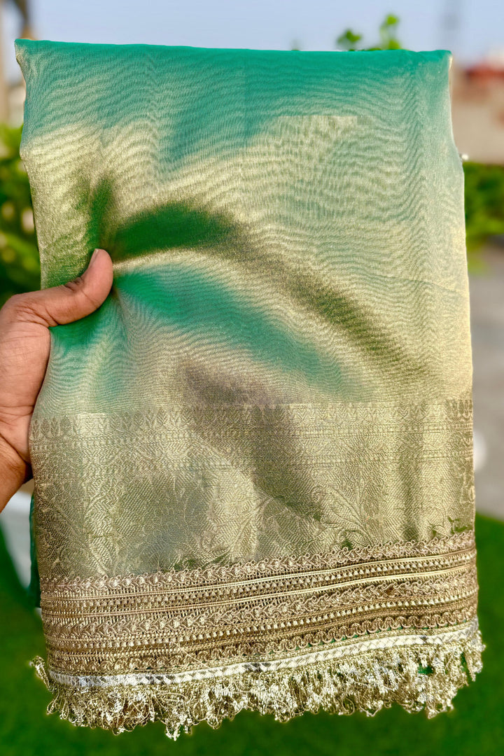 Solstice Soul Banarasi Tissue Silk Saree