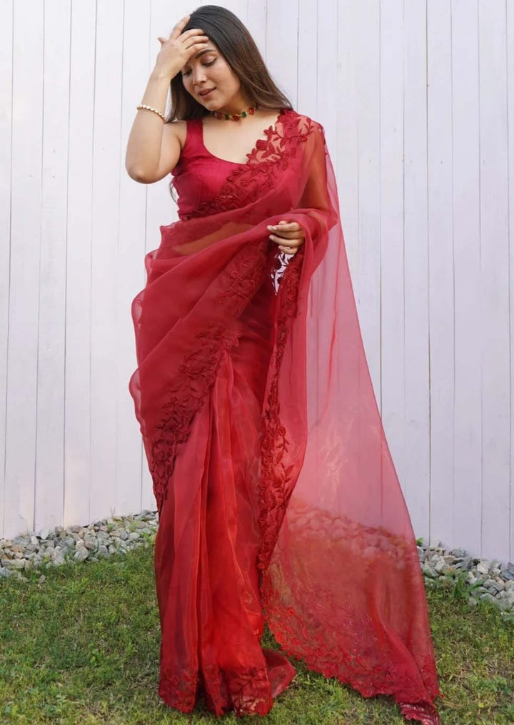 One in One Organza Saree