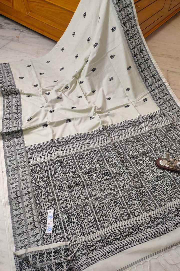 Moner Thikana Bengal Mercerized Cotton Saree