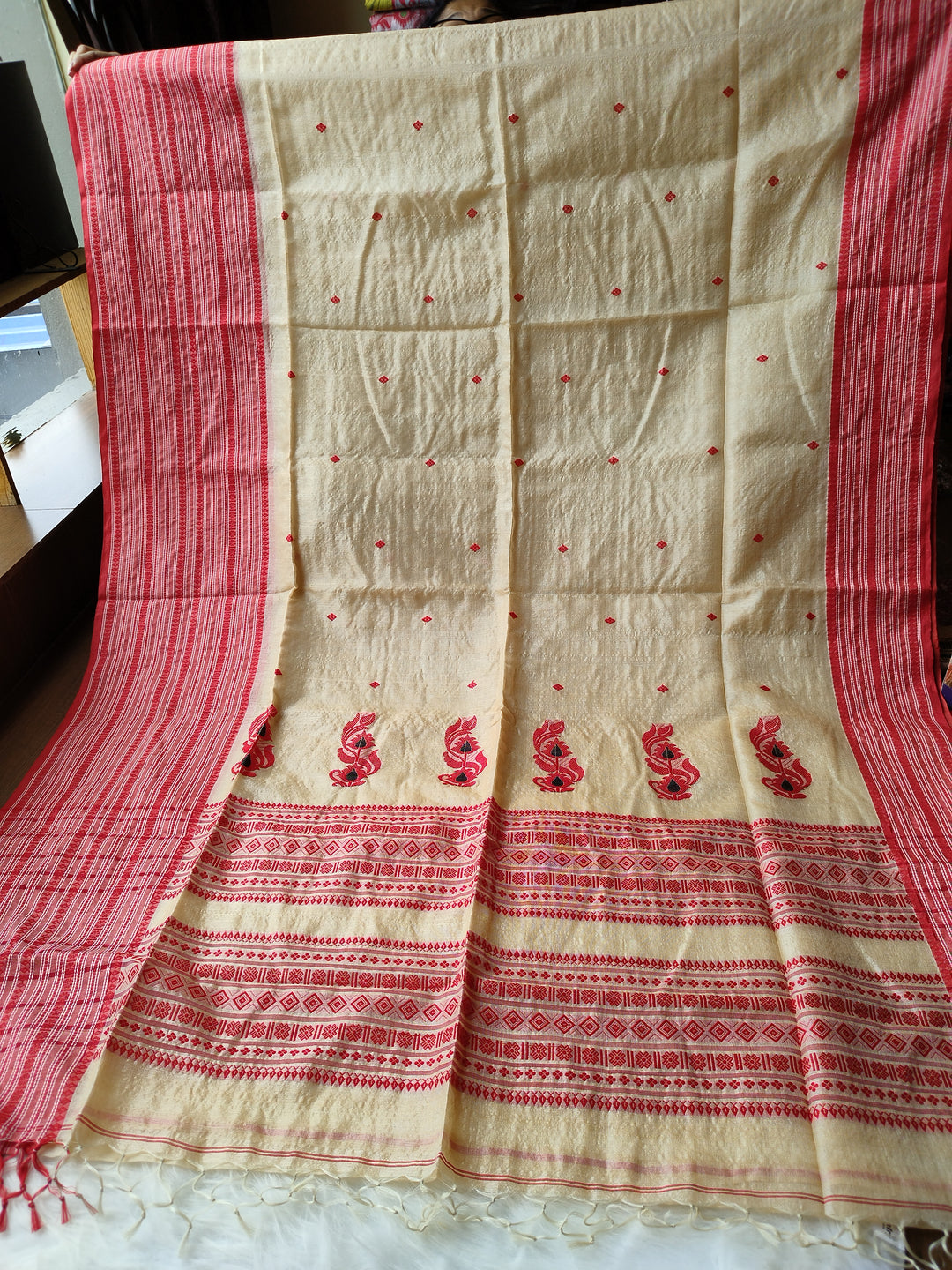 Sterling - The Auspicious Tussar Saree