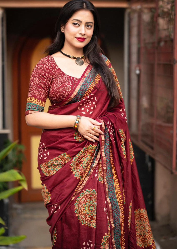 Queen Of Destiny (Chanderi Saree)