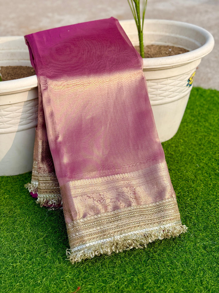 Solstice Soul Banarasi Tissue Silk Saree