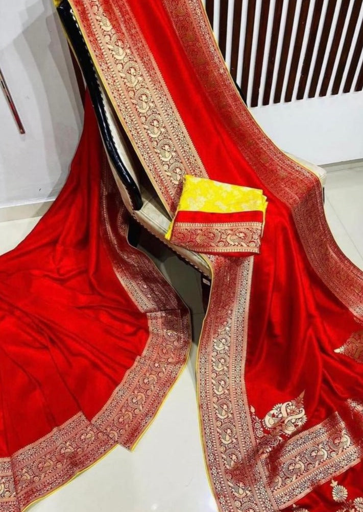 Nazariya - Designer  Banarasi Dola Silk Saree