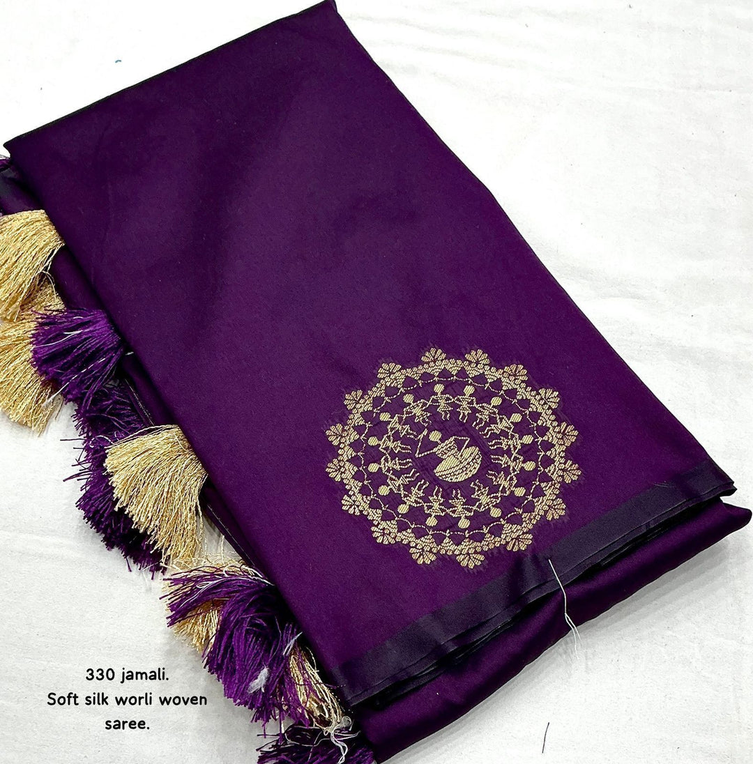 Innovation With Worli Fancy Silk Saree
