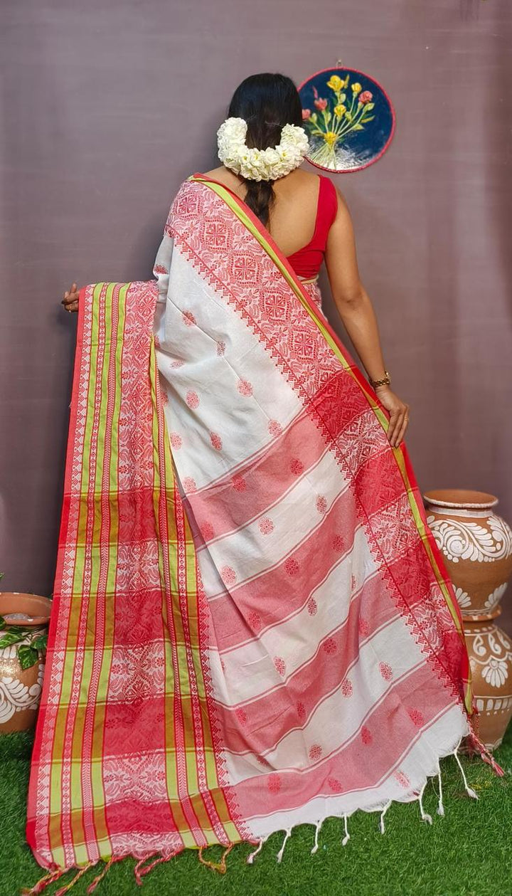 Roopdarsana Special Khadi Cotton Saree