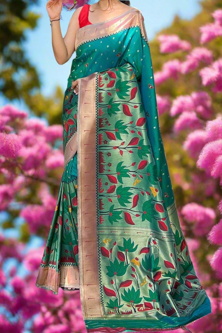 eritage With Pride Designer Banarasi Paithani Saree