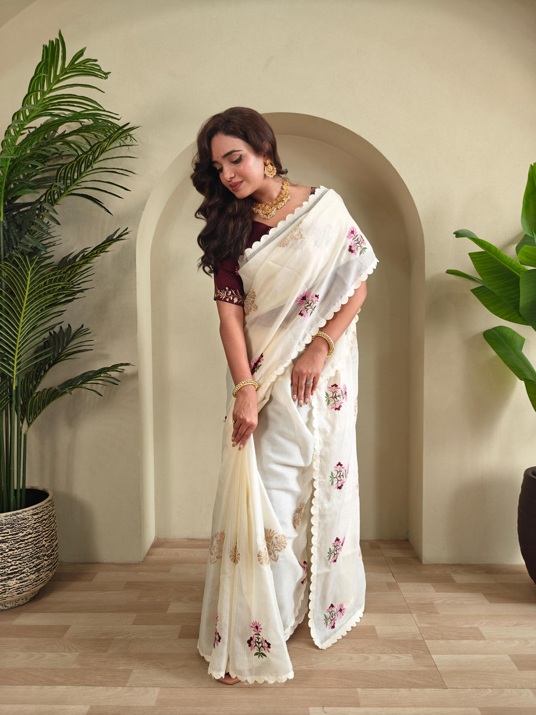 Rays of Resilience Kota Doriya Saree