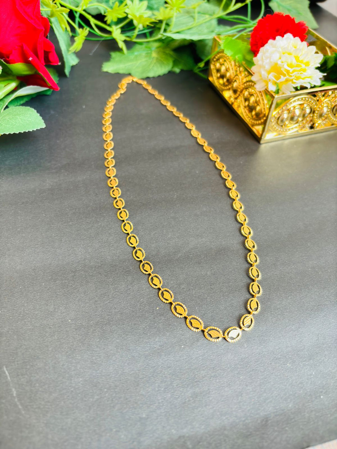 Ichamati Gold Plated Necklace Set