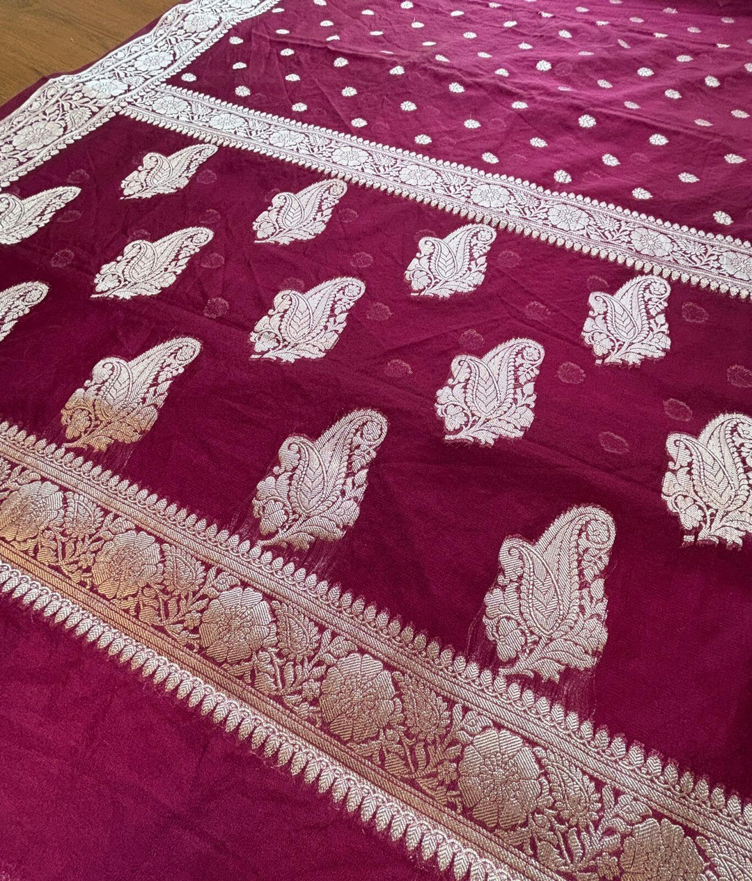 Swarnika -Banarasi Semi Georgette Saree