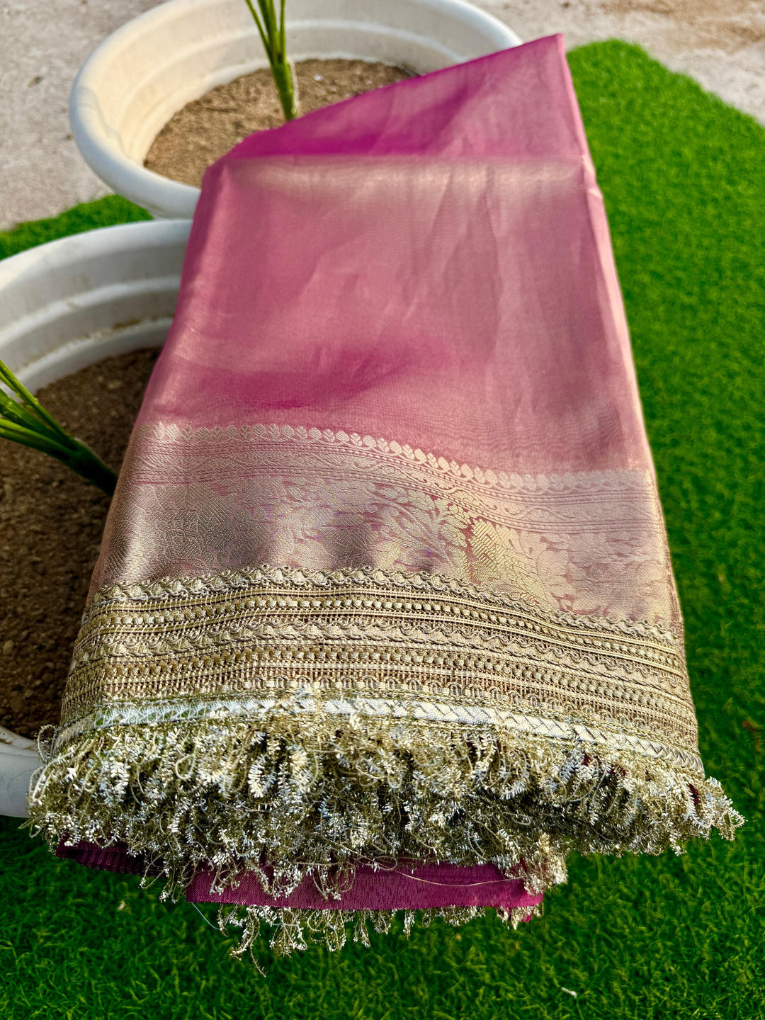 Solstice Soul Banarasi Tissue Silk Saree