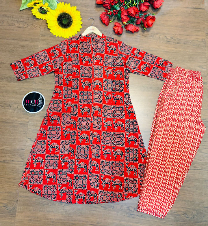 Real Life Beauty - Cotton Kurti Set