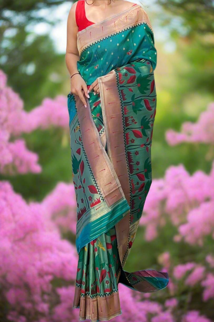 eritage With Pride Designer Banarasi Paithani Saree