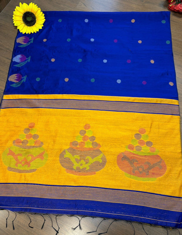 Magical Bengal- Cotton Silk Handloom Saree