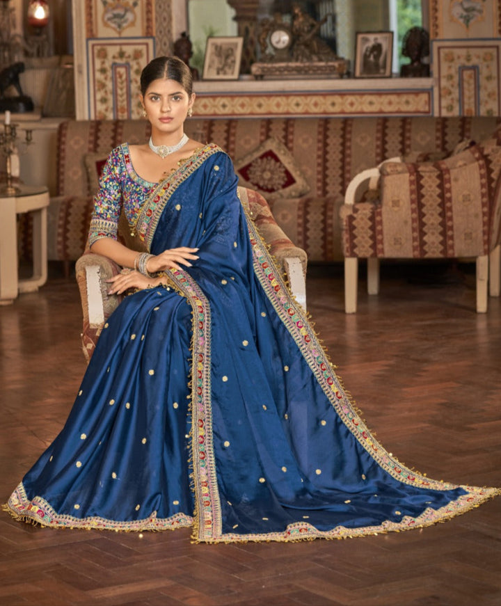 The Existence Of Rangoli Silk Saree
