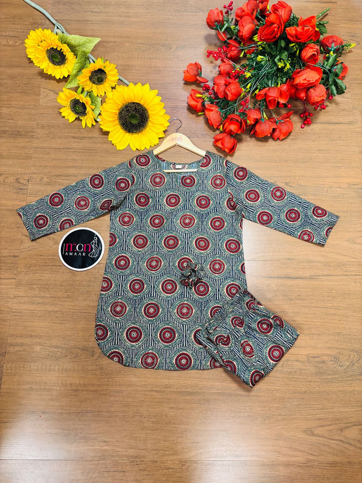 Trendy Ajrakh Co-Ord Set Collection