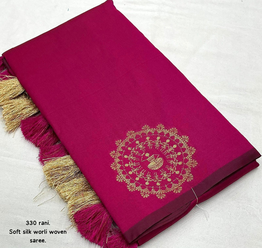 Innovation With Worli Fancy Silk Saree