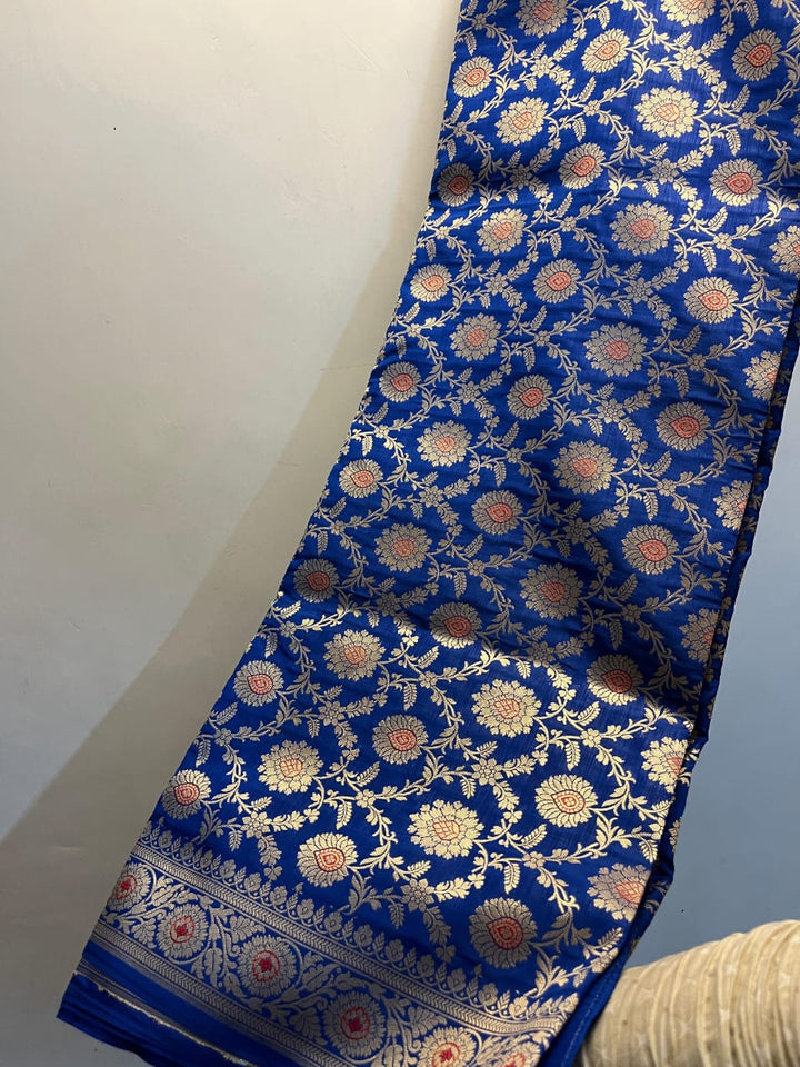 Nita Ambani Inspired Banarasi Semi Katan Silk Saree