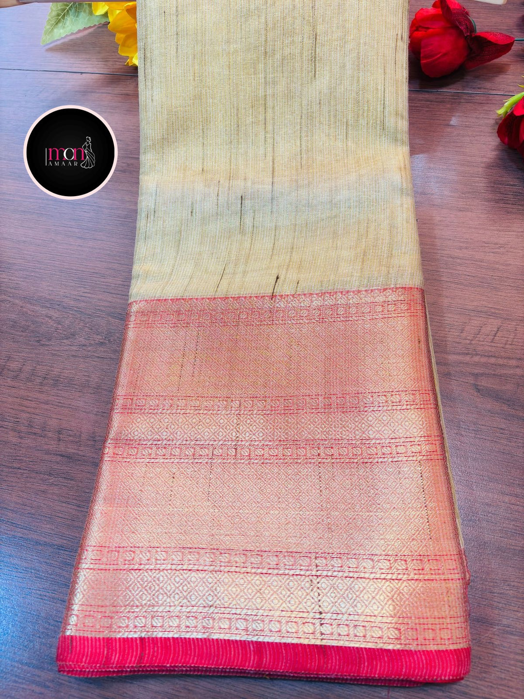 Endures Elegance Banarasi Tissue Silk Saree