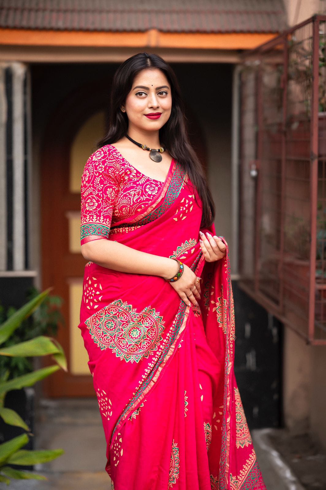 Queen Of Destiny (Chanderi Saree)