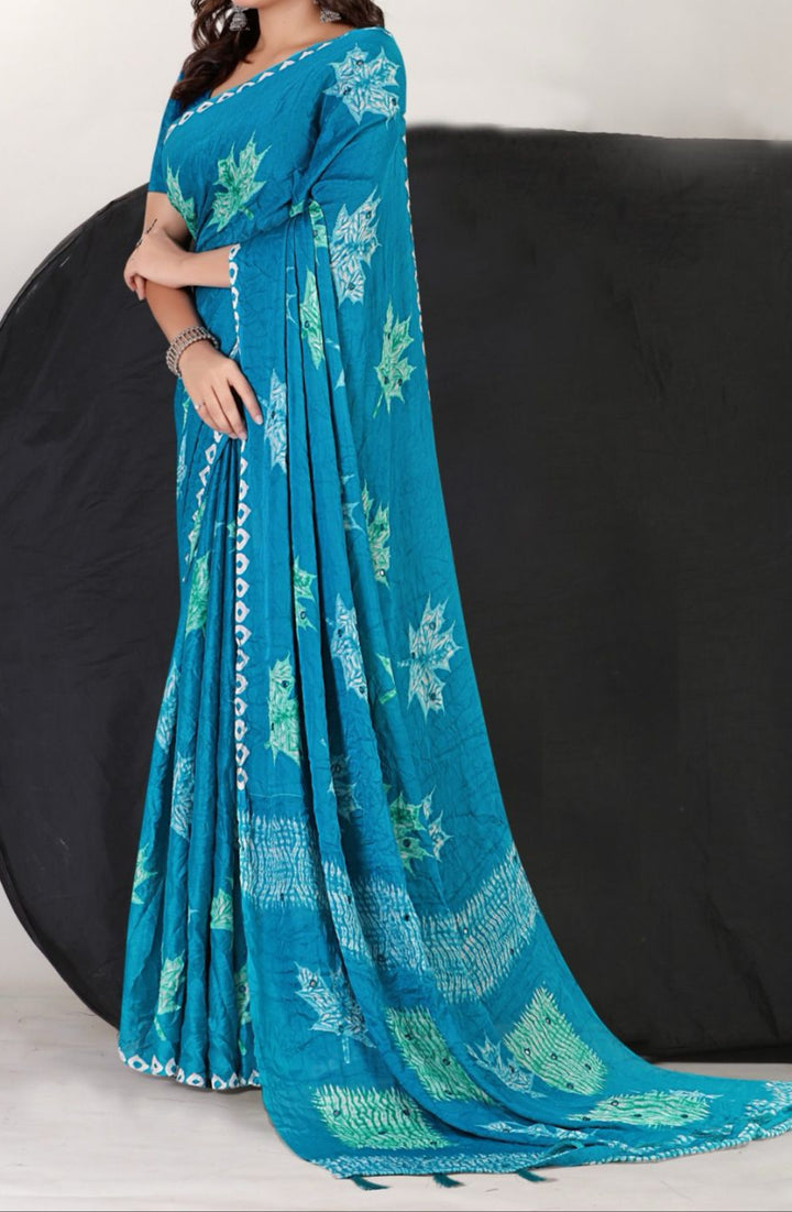 Aishwarya - Fancy Moss Saree