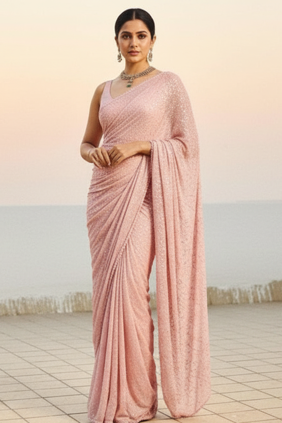 Alia Bhatt Inspired Georgette Saree