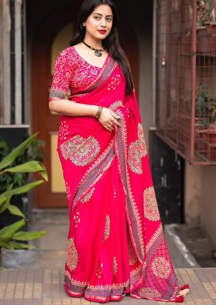 Queen Of Destiny (Chanderi Saree)