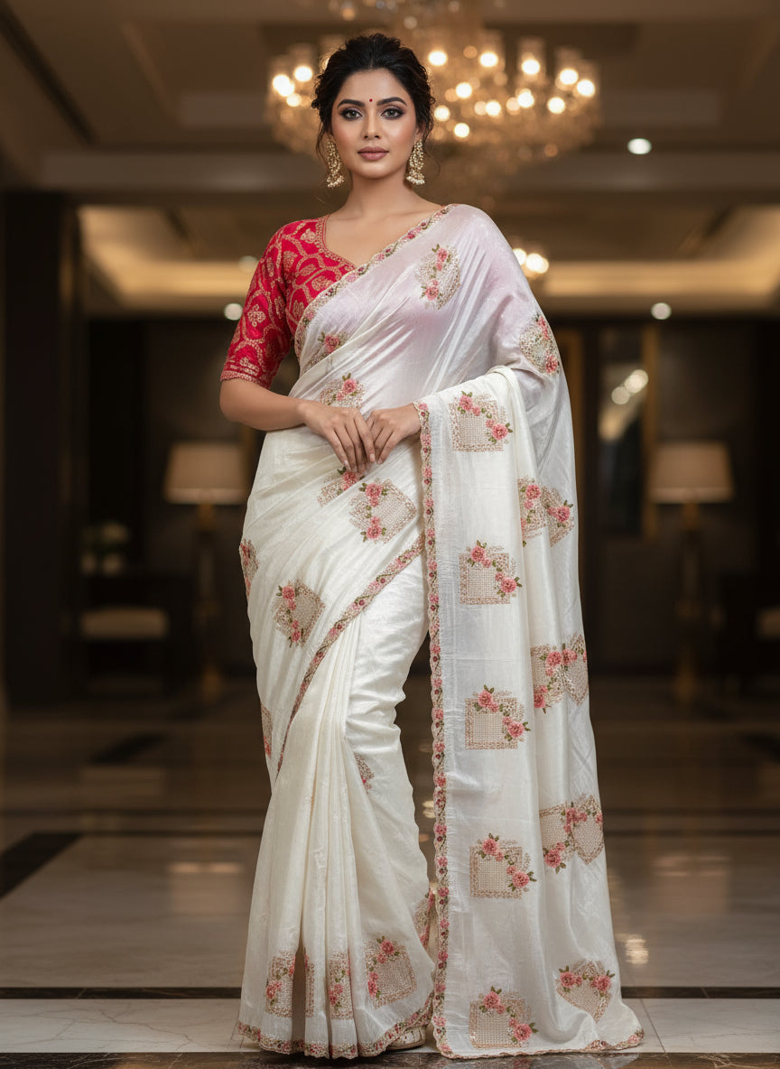 Million Reasons Of Smile Crush Silk Saree