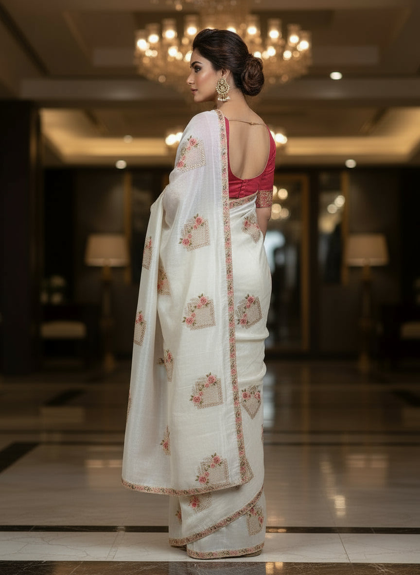 Million Reasons Of Smile Crush Silk Saree