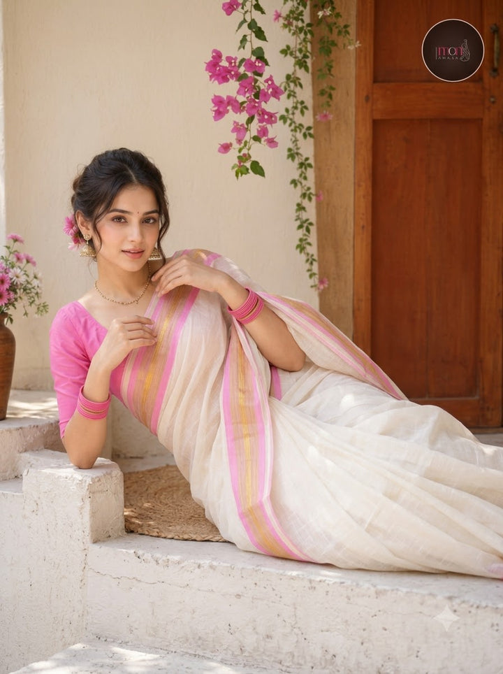 Ranimoti Mul Cotton Saree