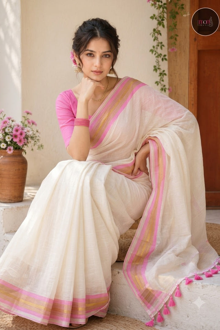 Ranimoti Mul Cotton Saree