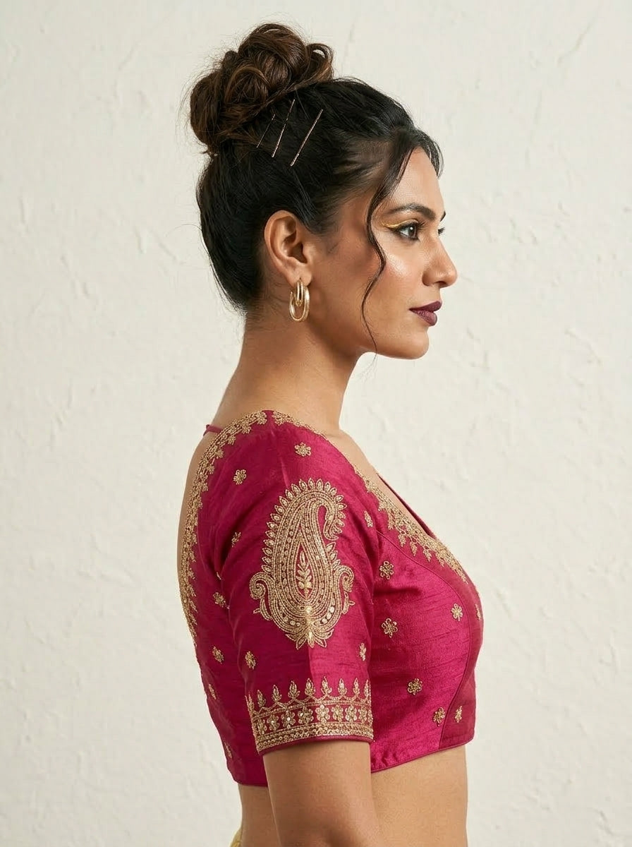 Gold Glitz New Designer Blouse