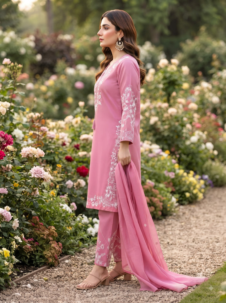 Pretty Petal Cotton Kurti Set