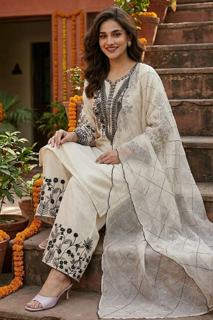 The Pastel Edit Partywear Kurti Set
