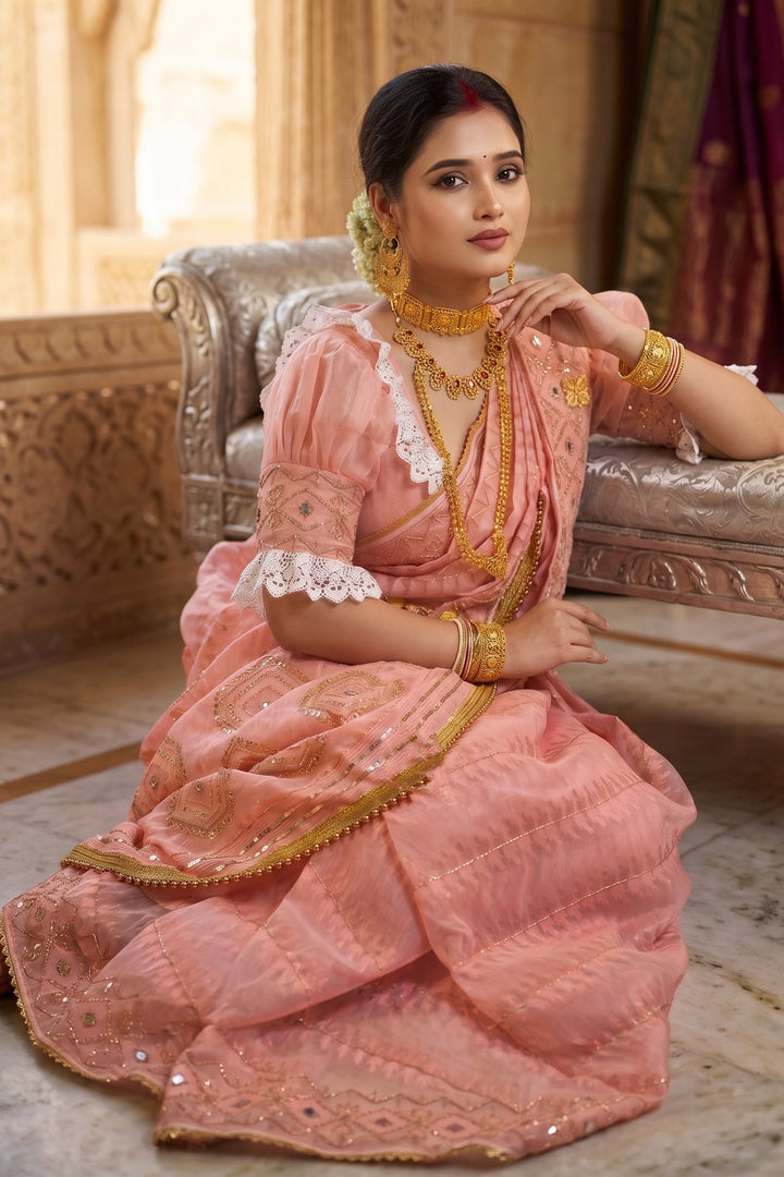 Monihar Kardana Jamdani Saree