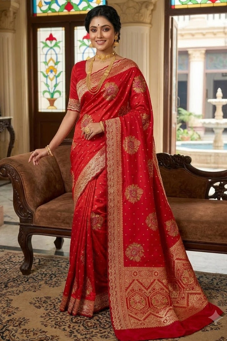 Noor-e-Banaras – Premium Dola Silk Saree