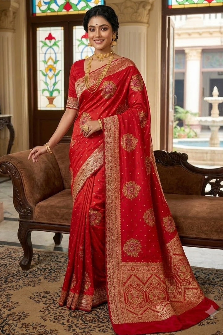Noor-e-Banaras – Premium Dola Silk Saree
