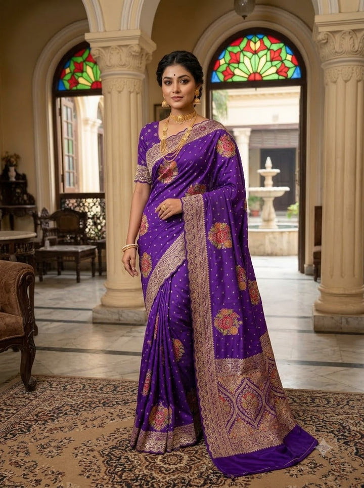 Noor-e-Banaras – Premium Dola Silk Saree