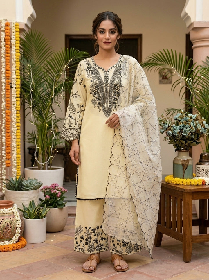 The Pastel Edit Partywear Kurti Set