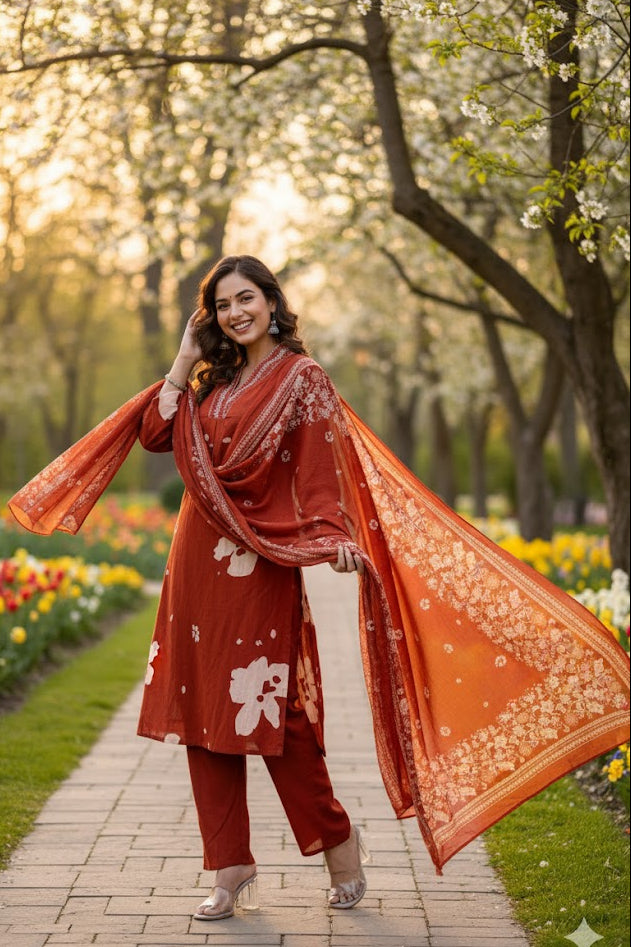 Single Aura Cotton Kurti Set