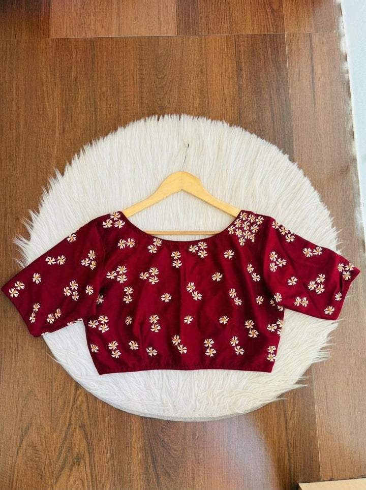 Shiuli Flower Designer Blouse