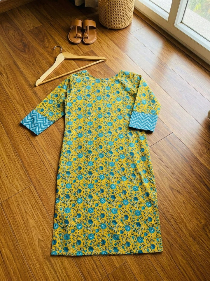 Fresh Vibes Cotton Kurti