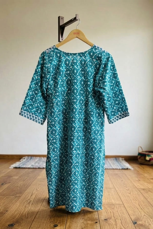 Summer Crush Cotton Kurti