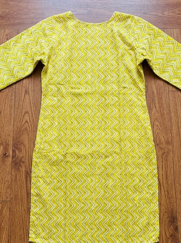 Sunshine Straight-Cut Pure Cotton Kurti