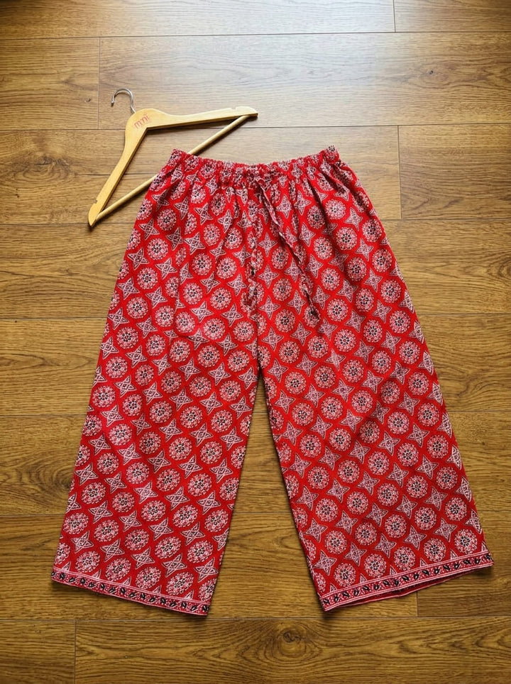Marhaba  Cotton Palazzo(Free Size)