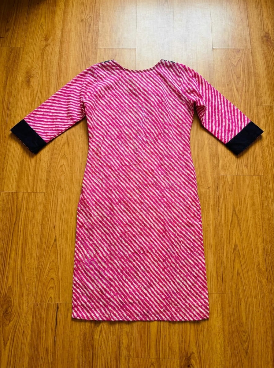 Office Days-Leheriya Cotton Kurti