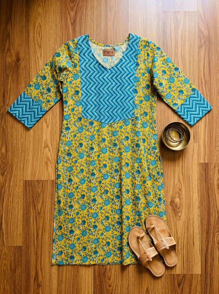 Fresh Vibes Cotton Kurti
