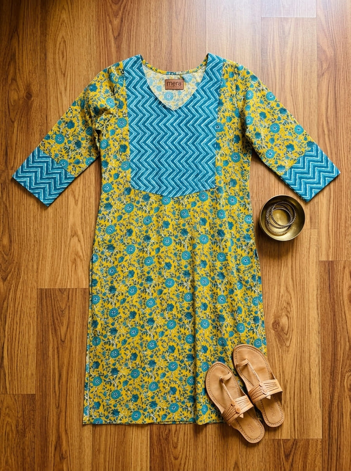 Fresh Vibes Cotton Kurti