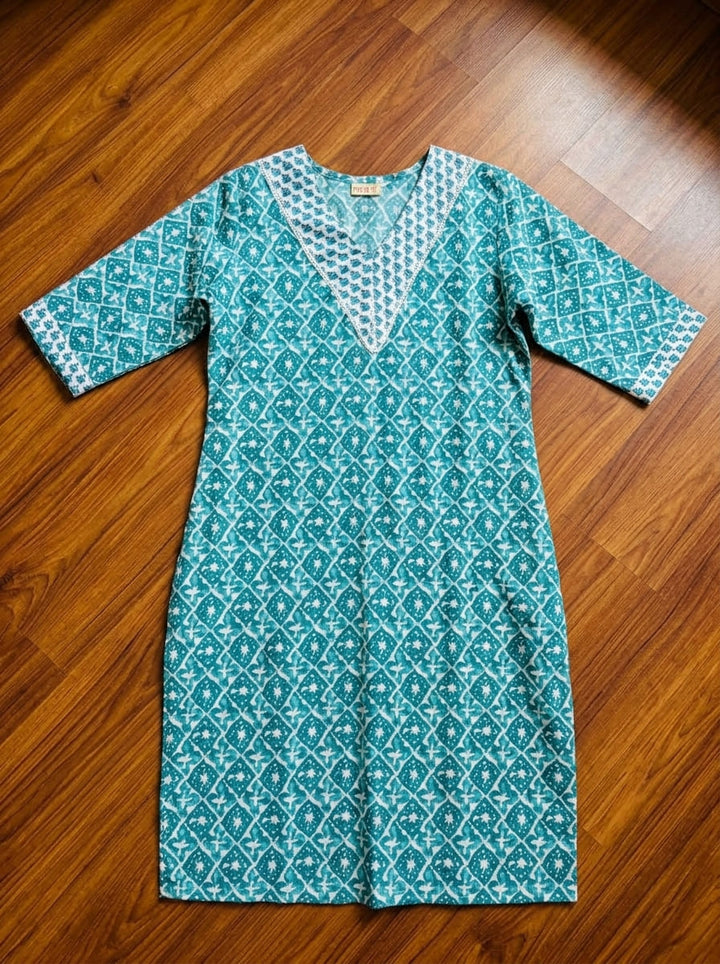 Summer Crush Cotton Kurti