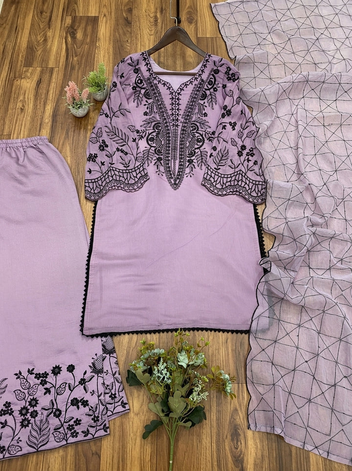 The Pastel Edit Partywear Kurti Set